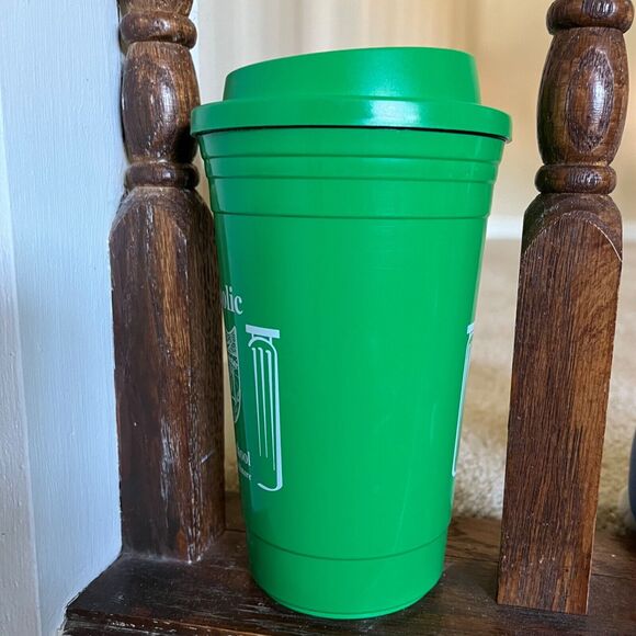 Catholic High School Baltimore Tumbler Plastic Reusable Cup with Lid - Picture 3 of 5